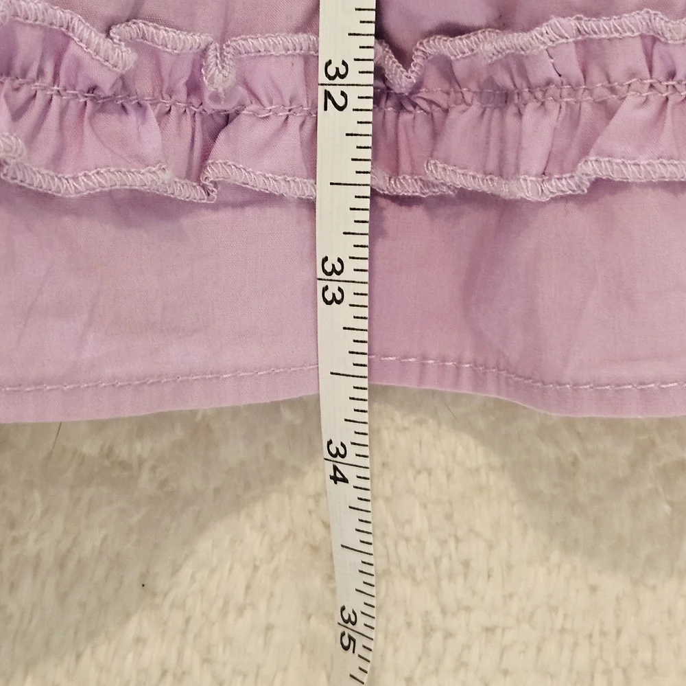 NEW Karlie Dress Size S Purple Puffy Sleeves Preppy Feminine Ruffle Girlhoodcore - Picture 8 of 8